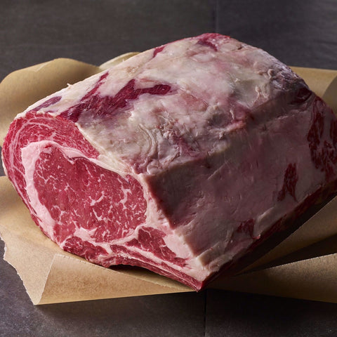 Rib Eye Bone In  Roast Prime Grain Fed Black Angus Creekstone USA 600gr