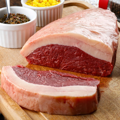 Picanha black angus vieilli à l'ail noir d'Argentine