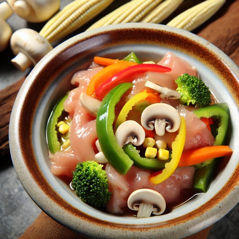 Poulet chinois aux légumes 750 g