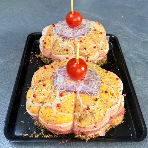 Popieta de poulet farci