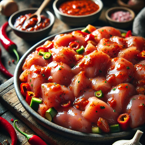 Poulet piri piri aux légumes 750 g