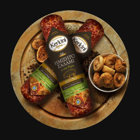 Semi-dry salami with Kymis kerkini farm fig 160g
