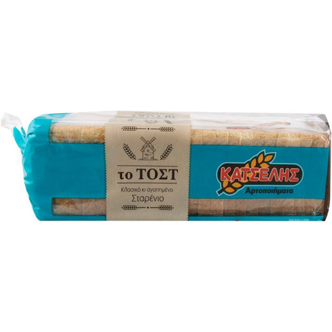 Ψωμί τοστ σταρένιο ΚΑΤΣΕΛΗΣ (720g)