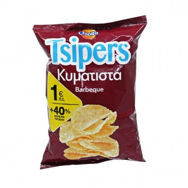 Chipita Tsipers κυματιστά πατατάκια με γεύση barbeque 120gr