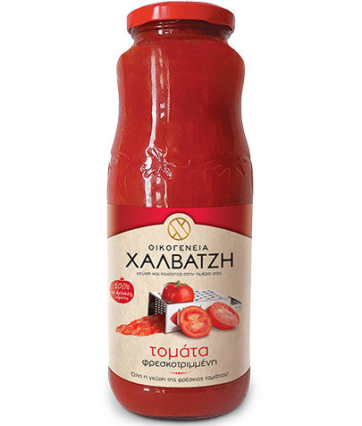 Τομάτα φρεσκοτριμμένη Χαλβατζή 680gr