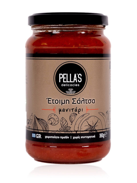 Σάλτσα Τομάτας με Μανιτάρι pella's delicacies 360gr
