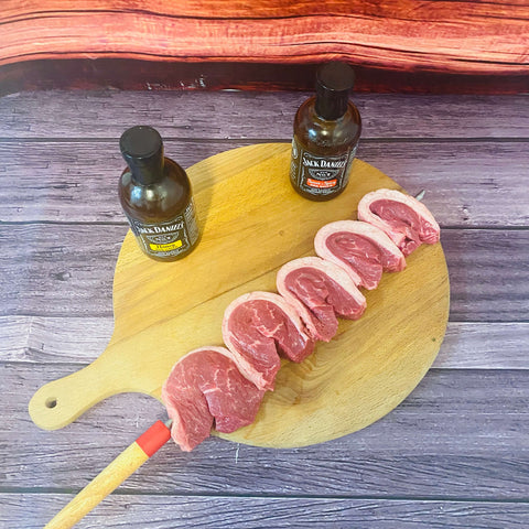 Picanha Black Angus Ωρίμανσης σε σουβλί ετοιμο για ψησιμο Αργεντινής