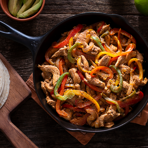 Fajitas με κοτόπουλο