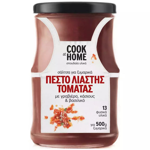 Sundried tomato pesto sauce with Gruyere Cashew and basil Cook at home (190g)