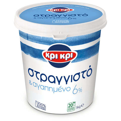 Yogurt Strained 6% fat Kri Kri (1 kg)