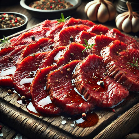 Φιλετάκια μοσχαρίσια Black Angus μαριναρισμένα με τρούφα
