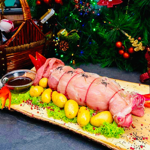 Καραμέλα Πανσέτας Μαύρου Χοίρου – με BBQ sauce, Μετσοβόνε &amp; μανιτάρια, έτοιμη για ψήσιμο, από το Siakos.gr