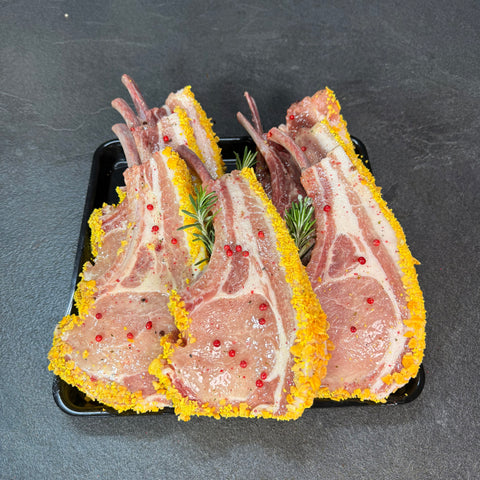 French cut pork shoulder steak with sweet pink pepper 1 kg