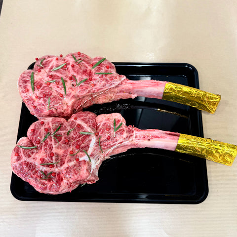 Tomahawk Angus Australia με ροζ πιπέρια & δεντρολίβανό John dee 1kg