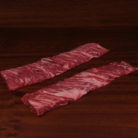 Inside Skirt Prime Black Angus Creekstone USA, ωμό φρέσκο διάφραγμα μοσχαριού grain fed 200 ημερών, premium Prime Grade κοπή με φυσική μαρμάρωση και πλούσια γεύση, ιδανικό για grill ή tacos, από το Siakos.gr