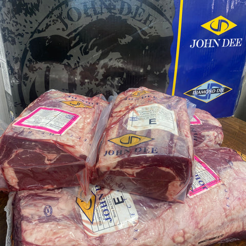 Rib Eye 130+ Day Grain Fed Golden Angus John Dee Australia, ωμό premium αυστραλιανό κρέας με φυσική μαρμάρωση και πλούσια υφή, ιδανικό για grill ή BBQ, από το Siakos.gr