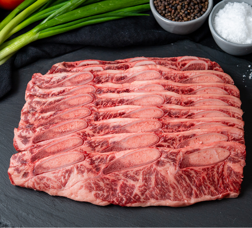Australian Shot Ribs Short rib 7R Wagyu BMS: 9+ Australia Stone Axe 500 gr – siakos.gr
