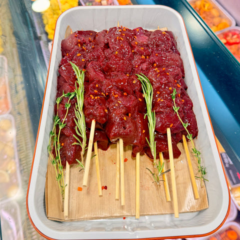 Σουβλάκι από Συκώτι Μοσχαρίσιο Γάλακτος – φρέσκο ελληνικό, έτοιμο για ψήσιμο, από το Siakos.gr