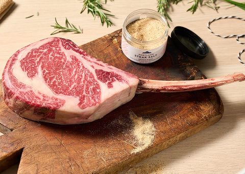 Tomahawk wagyu BMS: 6-7 Australia 2GR Heritage