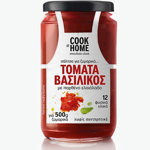 Tomato basil pasta sauce with extra virgin olive oil Cook at home (350g)