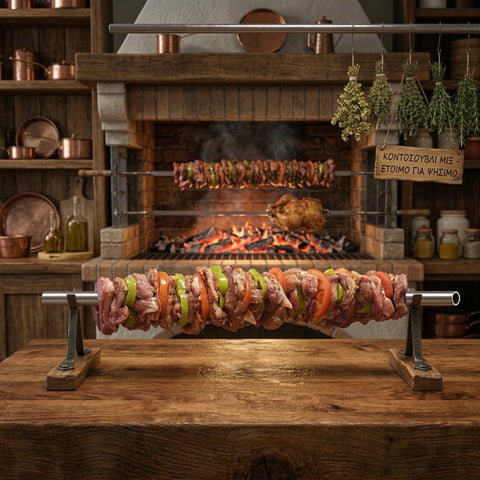 Το Κοντοσούβλι ΜΙΧ σε Σούβλα της Siakos.gr είναι η απόλυτη επιλογή για όσους θέλουν ποικιλία γεύσεων και επαγγελματικό αποτέλεσμα στη σούβλα χωρίς καμία προετοιμασία.
Φτιάχνεται αποκλειστικά στα δικά σας μέτρα, με συνδυασμό κρεάτων της επιλογής σας (αρνί, χοιρινό και κοτόπουλο), δένεται προσεκτικά και τοποθετείται μέσα σε ειδικά διαμορφωμένη σωλήνα αλουμινίου με διάτρηση για εύκολο πέρασμα στη σούβλα.