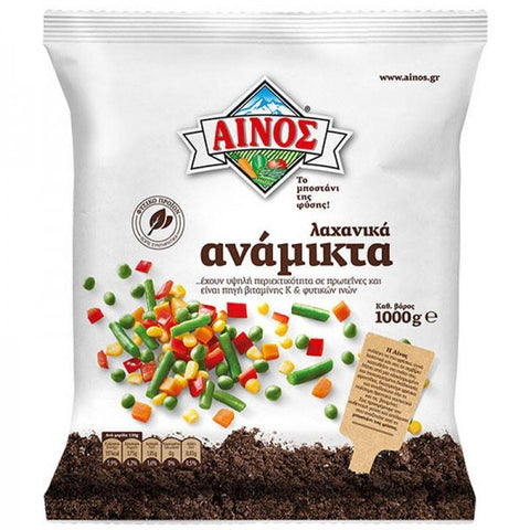 Mélange de légumes 5 sortes d'Ainos surgelés (450 g)