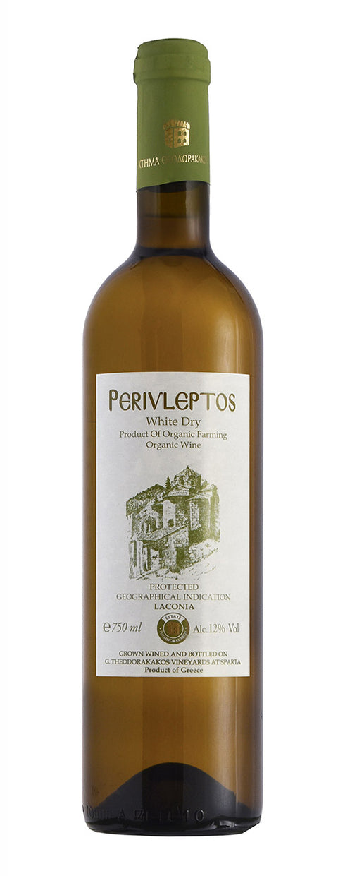 Estate Theodorakakou Organic Wine Periveleptos Monemvasia White Dry 750ml