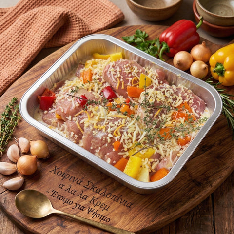 Χοιρινά σκαλοπίνια α λα κρεμ 