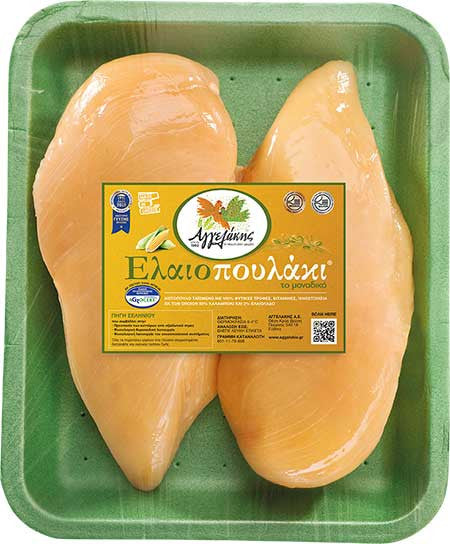 Φιλέτο Στήθος Κοτόπουλου Ελαιοπουλάκι Αγγελάκης| κρεοπωλείο delivery siakos.gr