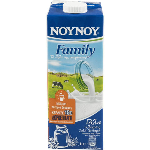 Γάλα Υψηλής Θερμικής Επεξεργασίας Family 3.6% λιπαρά ΝΟΥΝΟΥ (1lt)