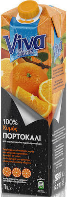 Χυμός 100% Πορτοκάλι Χωρίς Ζάχαρη Viva 1L