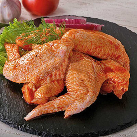 
φτερούγες κοτόπουλο μαριναρισμένες με φυσικά καρυκεύματα Ελλάδος
