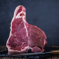 Porterhouse Steak Μοσχού Ελλάδος, ωμό ελληνικό premium steak με φιλέτο και sirloin γύρω από Τ-κόκκαλο, ιδανικό για grill ή φούρνο, από το Siakos.gr