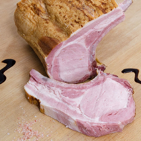 
Καπνιστή χοιρινή μπριζόλα με οστό (Μ/Ο), ωμή/μη έτοιμη προς κατανάλωση, έτοιμη για γρήγορο ψήσιμο.
