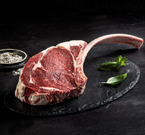 Tomahawk Βουβαλίσια Σερρών Ελλάδος – ελληνικό βουβαλίσιο rib steak με κόκαλο, φυσική γεύση &amp; χαμηλά λιπαρά, ιδανικό για grill ή BBQ, από το Siakos.gr